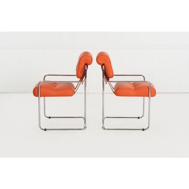 Animal Skin Guido Faleschini for I4 Mariani Tucroma Dining Chairs, Set of Six, Italy, 1971 For Sale - Image 7 of 18