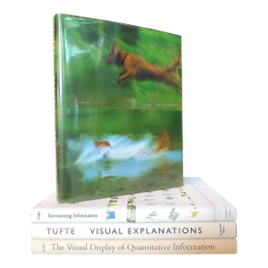 Late 20th Century Illustrated Volume Set, the Four Books of Edward Tufte - 4 Pieces