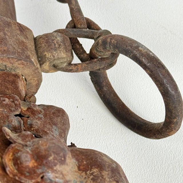 Early 1900s Heavy Metal Spear Like Architectural Salvage Sculpture For Sale - Image 11 of 11