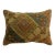 Early 20th Century Zabihi Collection Rustic Tribal Afghan Rug Pillow - 1'2" x 1'7" For Sale