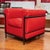 Vintage LC2 Chair in Red Leather by Le Corbusier and Pierre Jeanneret, 1928 For Sale - Image 4 of 16