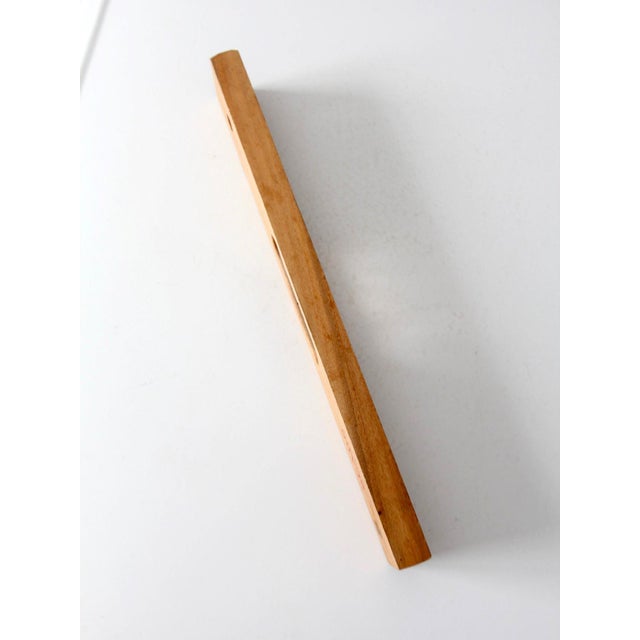 Brown Mid-Century Sears Wood Carpenter's Level For Sale - Image 8 of 12