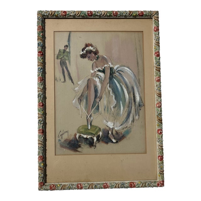 Original Watercolor Signed Cydney For Sale