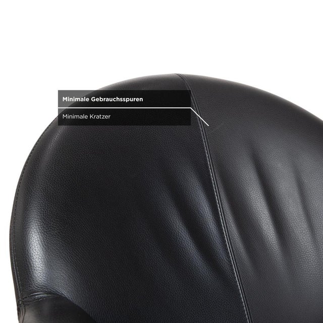 Set of Papageno Leather Chair and Ottoman from Leolux, Set of 2 For Sale - Image 12 of 18