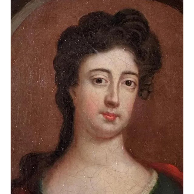 Baroque Portrait of Sophie Charlotte of Hanover, 1900s, Oil on Canvas, Framed For Sale - Image 3 of 6