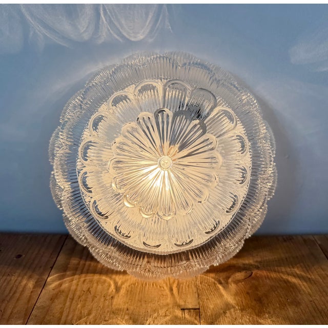 Vintage Glass Wall Light, 1970s For Sale - Image 12 of 17