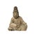 Rustic Vintage Rustic Wood Finish Sitting Bodhisattva Buddha Statue For Sale - Image 3 of 11