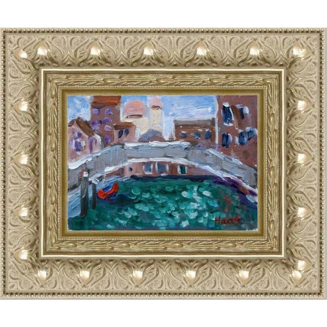 Venice, Contemporary Italian Cityscape Oil Painting For Sale - Image 10 of 10