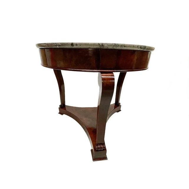 19th Century Grey Marble Top Table For Sale - Image 4 of 9