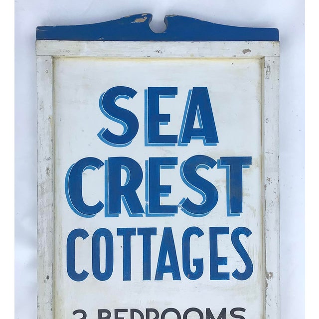 Vintage Sea Crest Cottages Sign Chairish