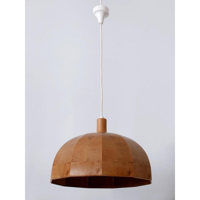 Mid-Century Modern Pine Wood Pendant Lamp, Sweden, 1960s For Sale - Image 13 of 18