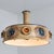 Brown Flat Brown Ceramic Pendant Light, Denmark, 1970 For Sale - Image 8 of 13