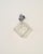 European Pressed Glass and Metal Wall Light, 1970s For Sale - Image 3 of 8