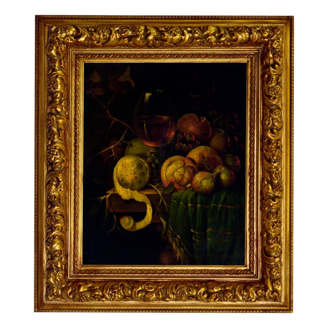 Antonio Celli, Still Life, Early 1990s, Oil on Canvas, Framed For Sale