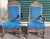 Cerulean Early 20th Century French Gothic Style Throne Chairs For Sale - Image 8 of 10