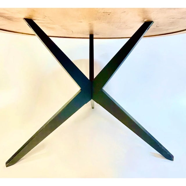 Hans Bellmann Mid-Century Modern Hans Bellmann Popsicle Stick Table For Sale - Image 4 of 11