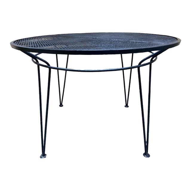 1950s Mid Century Modern Tempestini Patio Table, Attributed For Sale