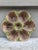 19th-century Majolica chocolate oyster plate with green seaweeds Luneville. Reference: Page 43 "Oyster plates" of J....