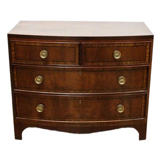 Vintage Fancher Co. "Windsor Court" Bow-Front Chest New York For Sale