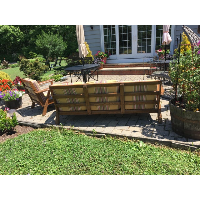Mid 20th Century A. Brandt Ranch Oak Furniture Set- 3 Pieces For Sale - Image 9 of 11