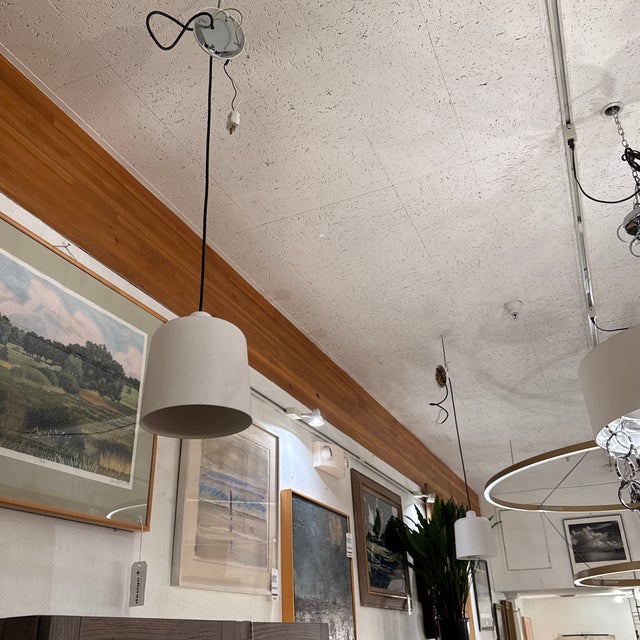 Modern Luceplan Zile Pendant, Matte White For Sale - Image 3 of 12