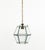 Mid-Century Pendant in Brass and Beveled Glass in the style of Adolf Loos, Italy, 1950s For Sale - Image 10 of 12