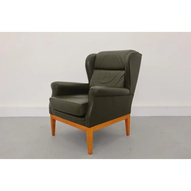 Vintage Leather Armchair, 1960s For Sale - Image 12 of 15