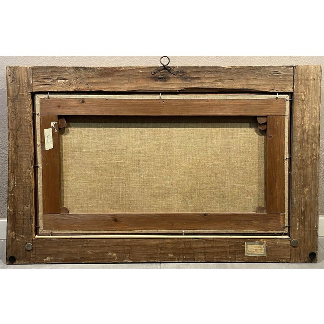 Antonio Calza, Battle Knights Landscape, 1700, Oil on Canvas For Sale - Image 12 of 13