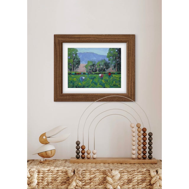 Quiet Places & Journeys — Farm Migrant Workers (Original Oil Landscape) For Sale - Image 18 of 18