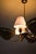 Scandinavian Modern Brass Ceiling Lamp in Gold and White, 1950s For Sale - Image 6 of 10