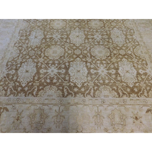 Handmade Room Size Zero Cut Pile Rug. 8'1"x 10' For Sale - Image 10 of 18
