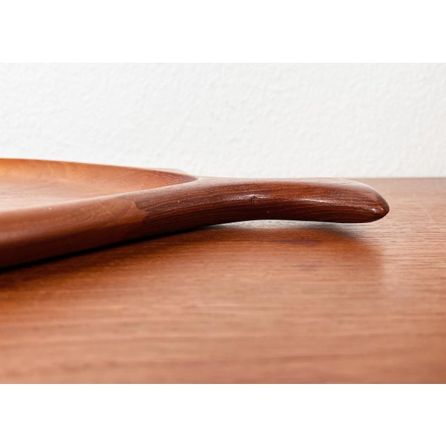 Mid-Century Modern Danish Fish Shaped Teak Plate Bowl from Digsmed, 1960s For Sale - Image 16 of 18