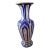 Antique Moser Bohemian Overlay Vase For Sale