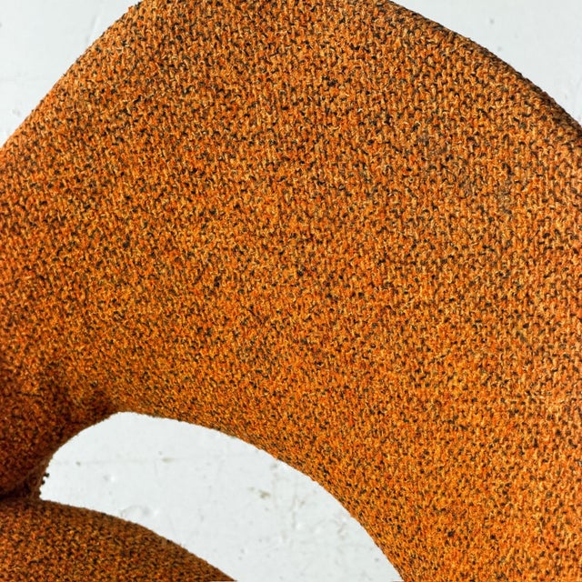 Knoll 1960s Armless Executive Chairs With Wood Base by Eero Saarinen for Knoll Associates For Sale - Image 4 of 8