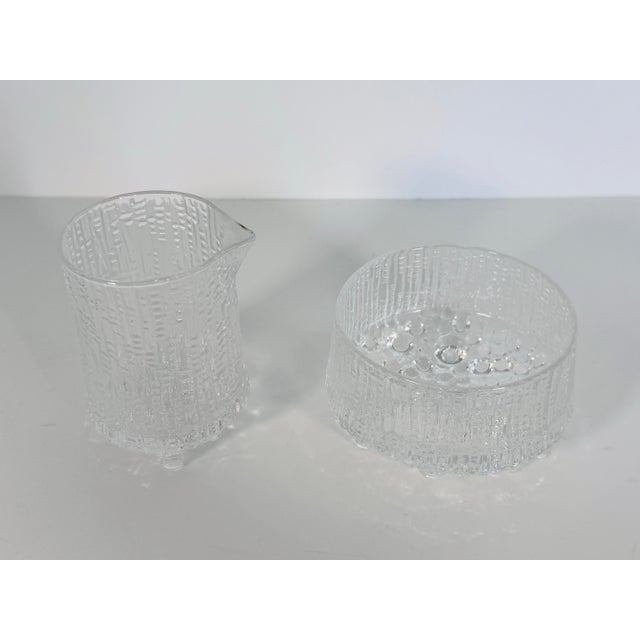 Mid-Century Modern Vintage 1960s Ultima Thule Sugar & Creamer Set by Tapio Wirkkala Finland For Sale - Image 3 of 6