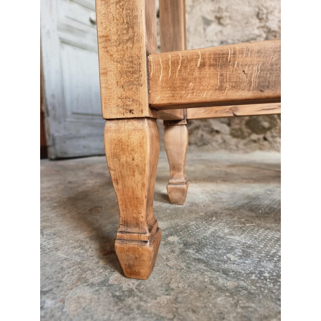 Rustic Vintage French Gateleg Table Oval Drop-Leaf Dining Table, France, 1950 For Sale - Image 3 of 18