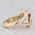 Gold 3.18ctw Ruby Diamond Ring 18k Yellow Gold Size 6.5 Cocktail Gia For Sale - Image 8 of 8