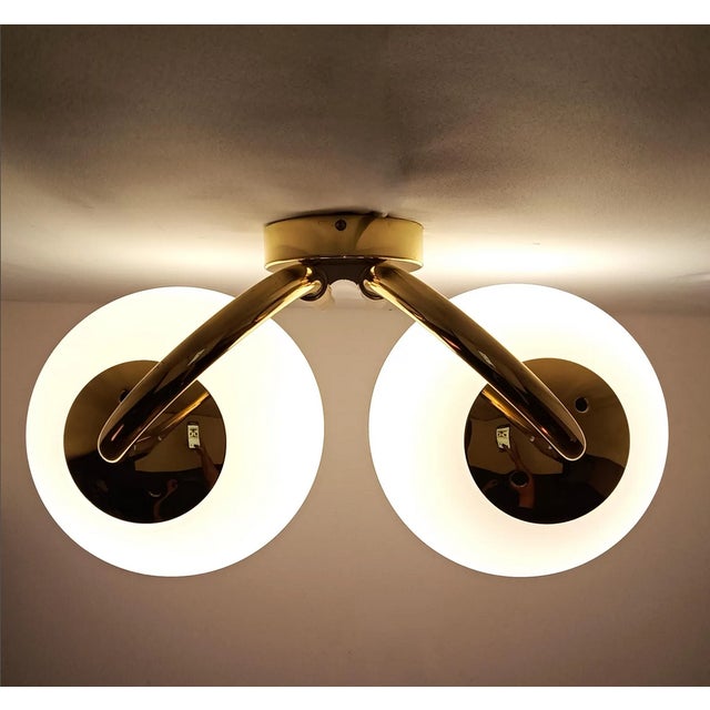 Mid-Century Modern Vintage Sconce from Glashutte Limburg, 1970s For Sale - Image 3 of 10