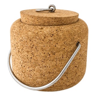 Cork Exterior Ice Bucket by Signe Persson-Melin for Boda Nova, 1970s For Sale