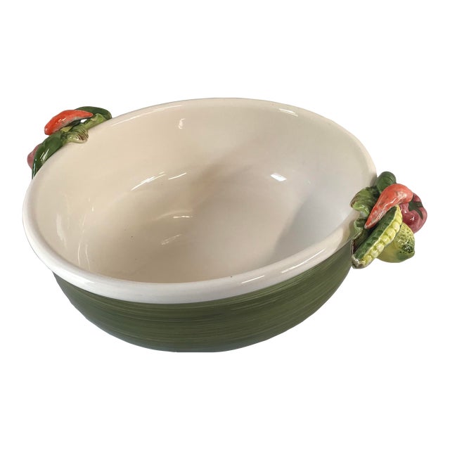 Vintage Ceramic Vegetable Serving Bowl Chairish