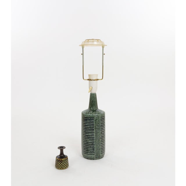 Green and Charcoal Dl/30 Table Lamp by Linnemann-Schmidt for Palshus, 1960s For Sale - Image 3 of 6