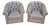 Lexington Robinson Tufted Back Swivel Chairs. Pair. For Sale