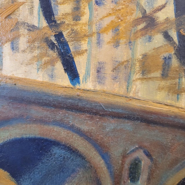 French School Artist, Post-Impressionist Pont Marie, Paris, 1940s, Oil on Canvas, Framed For Sale - Image 9 of 18