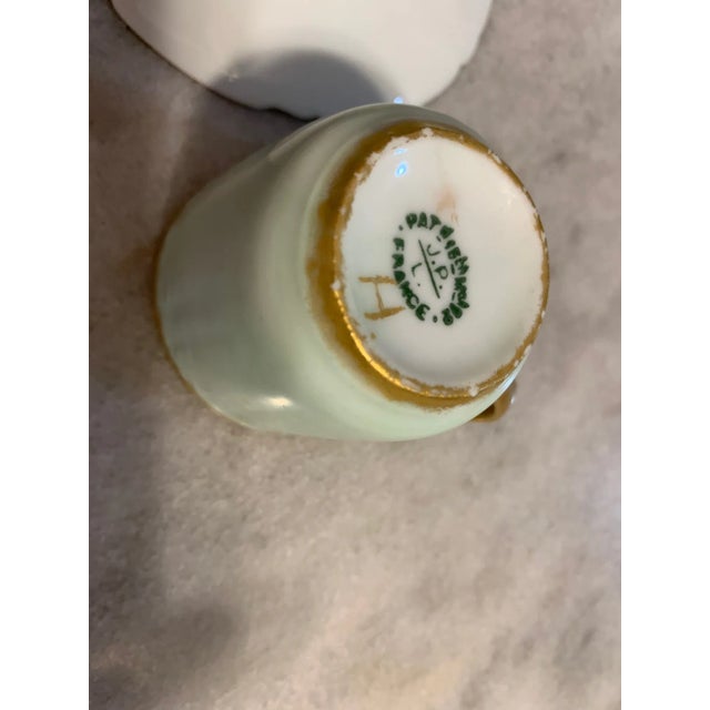 Antique Limoges France Porcelain Cup & Saucer Set- 2 Pieces For Sale - Image 11 of 13