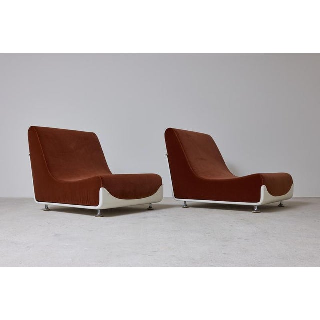 Space Age Italian Lounge Chairs, 1970s, Set of 2 For Sale - Image 8 of 10