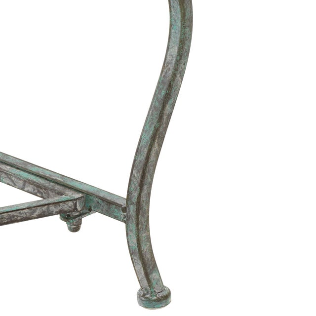 Dark Green Brielle Bench - Antique Dark Green For Sale - Image 8 of 8