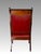 Antique Empire Flame Mahogany & Red Leather Library Armchair, Late 19th. Century Chair For Sale - Image 11 of 14