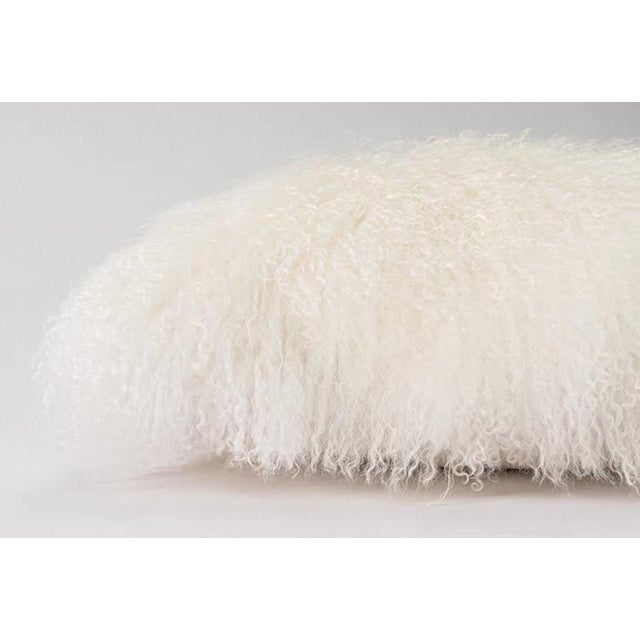 18 Inch Wool Feather Velvet Pillow | Cloud Like Fluffy Cushion For Sale - Image 4 of 7