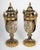 Vases in Enameled and Gilt Porcelain, Set of 2 For Sale - Image 3 of 12