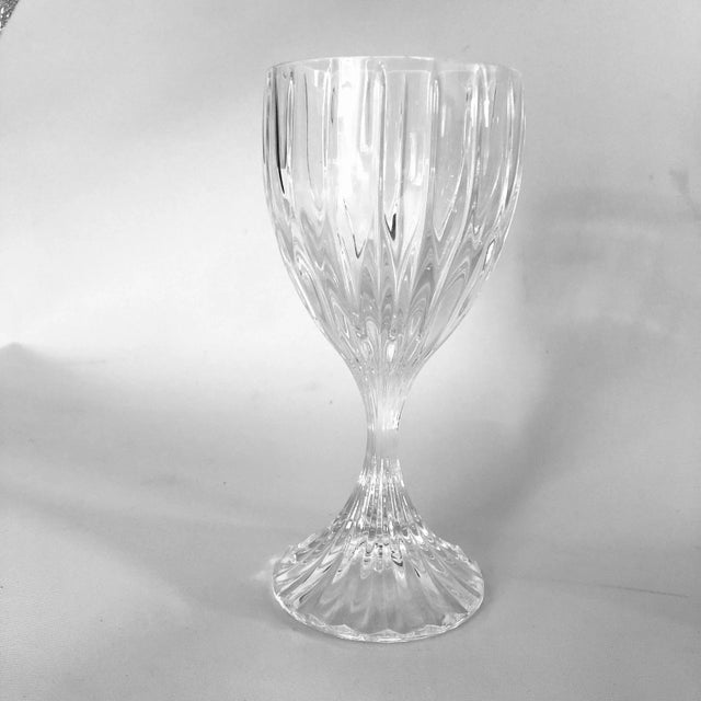 Mikasa Vintage Mikasa Crystal Park Lane Wine Glasses S/4 For Sale - Image 4 of 7